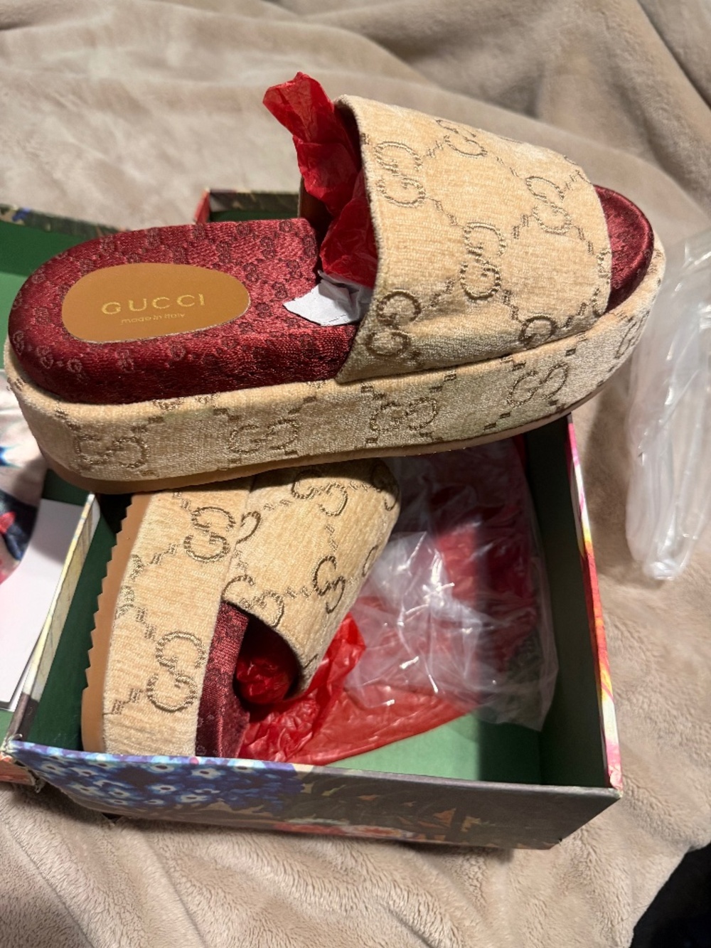 Gucci Canvas GG Monogram “Angelina” Platform